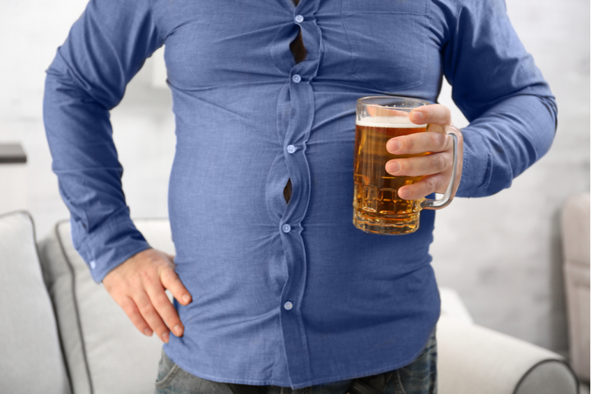 obezita alkoholismus