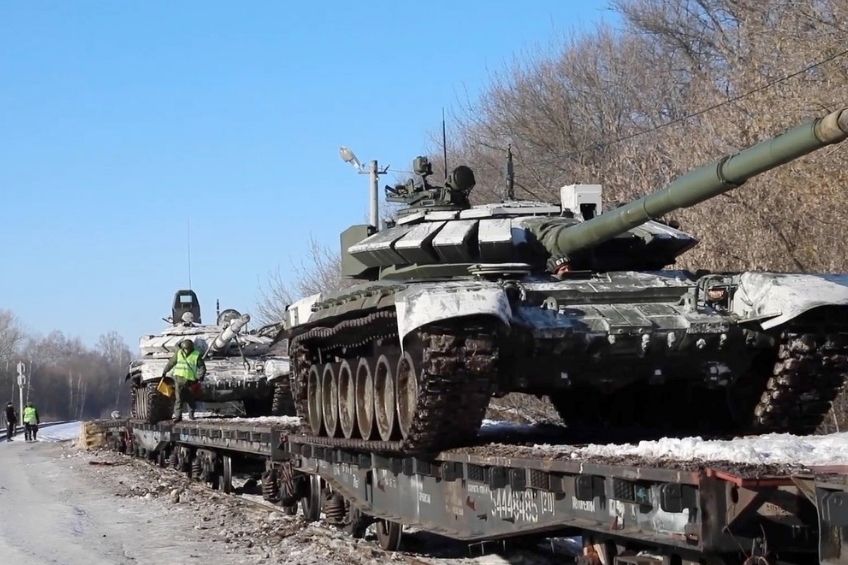 Tank Rusko Ukrajina