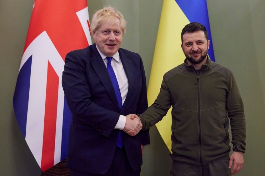 boris johnson volodymyr zelenskyj