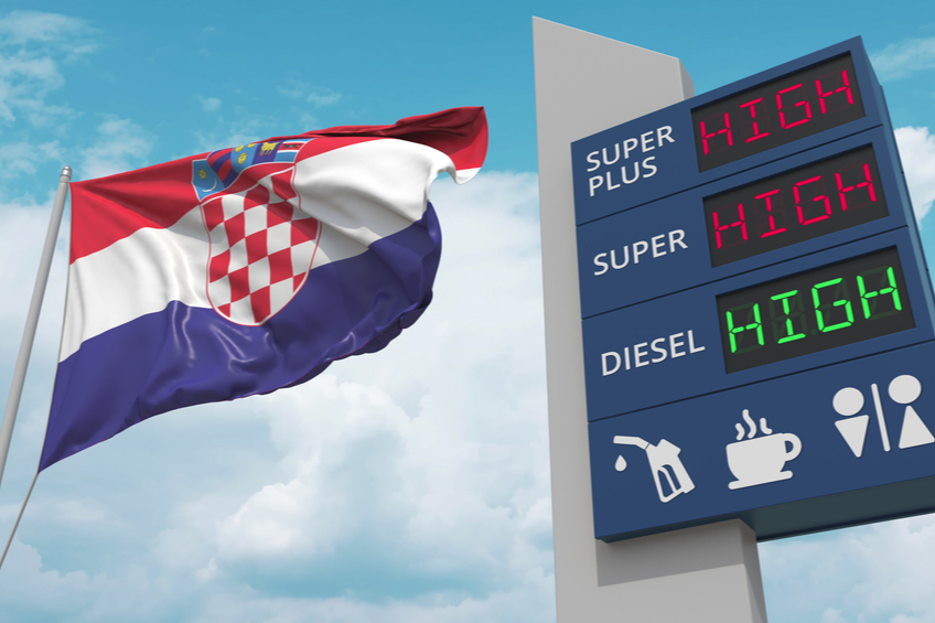 Benzin Chorvatsko